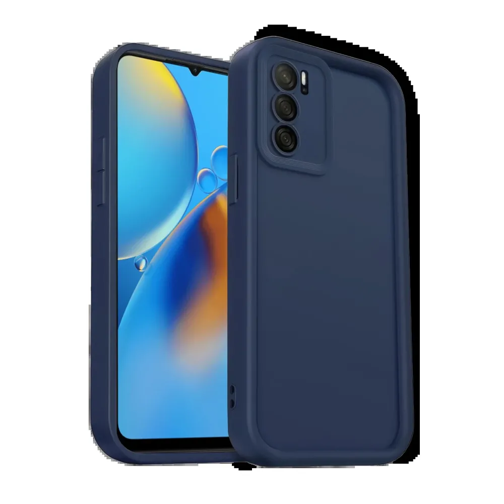 Newface Oppo A16 Kılıf Viera Silikon - Lacivert