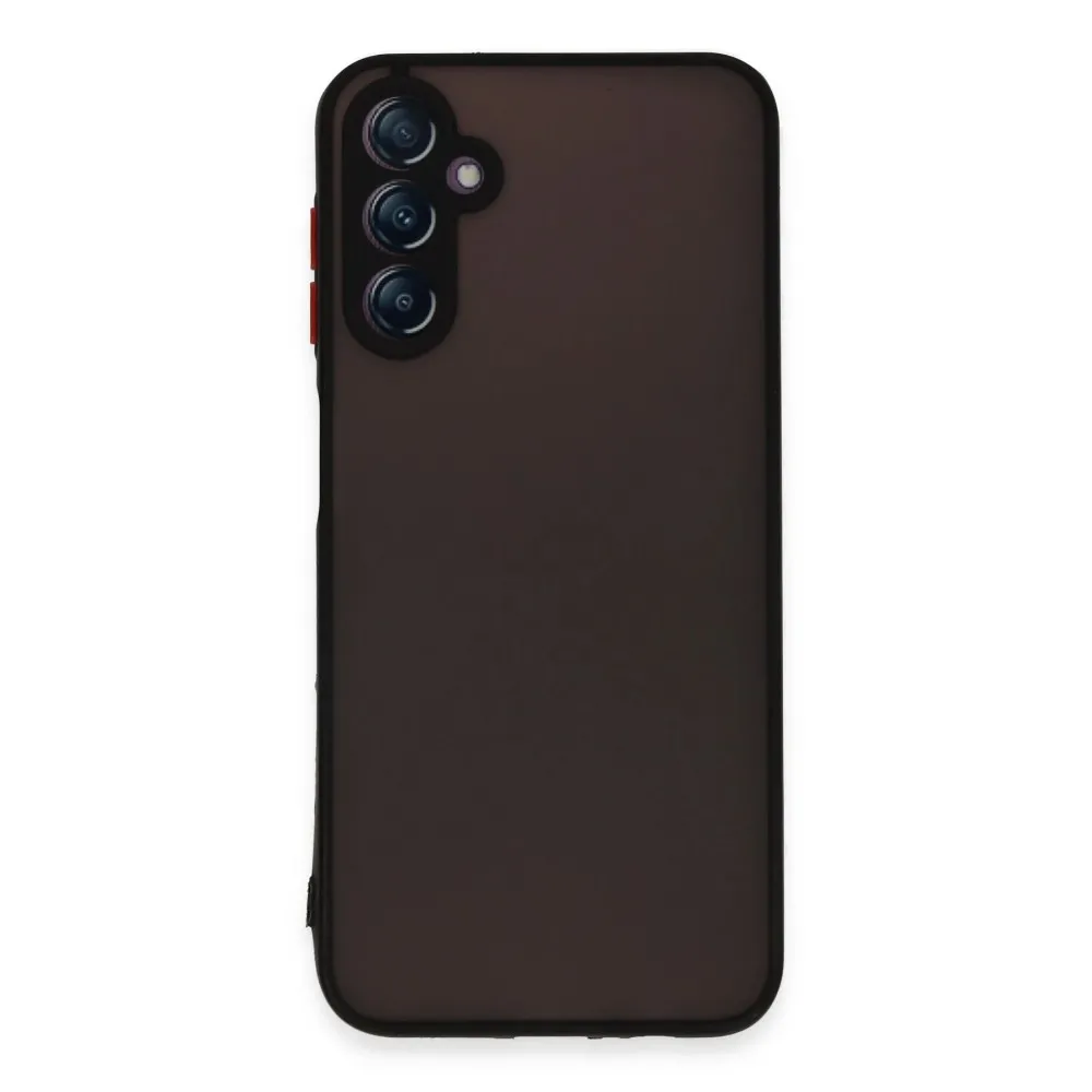 Newface Samsung Galaxy A24 4G Kılıf Montreal Silikon Kapak - Siyah