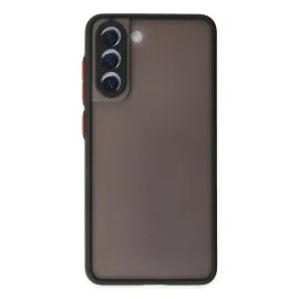 Newface Samsung Galaxy S21 FE Kılıf Montreal Silikon Kapak - Siyah