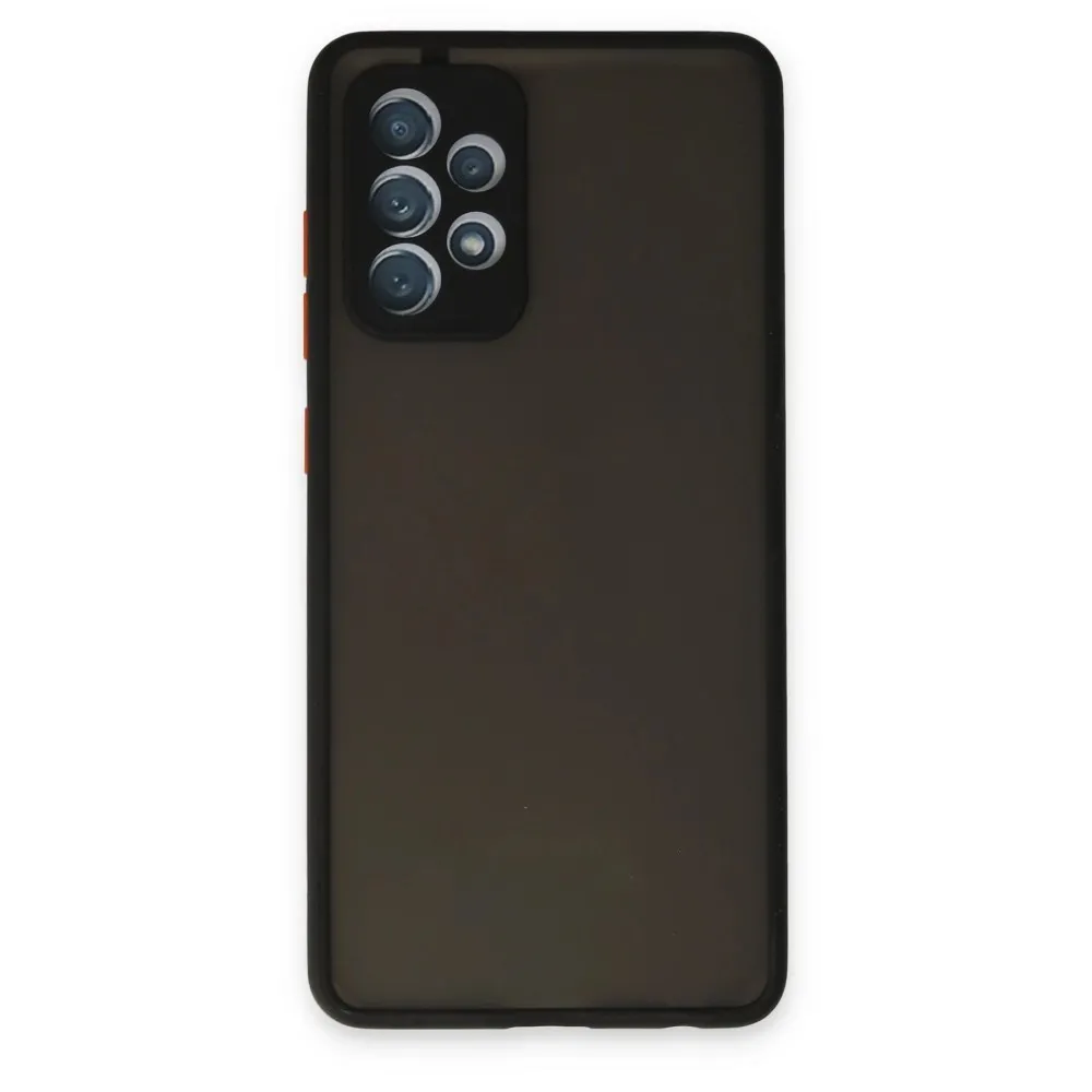 Newface Samsung Galaxy A32 Kılıf Montreal Silikon Kapak - Siyah
