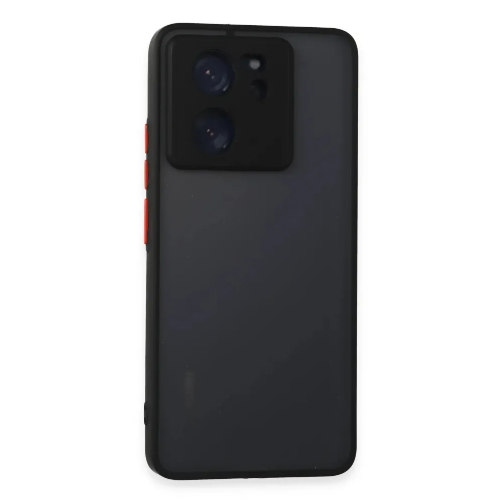 Newface Xiaomi Mi 13T Pro Kılıf Montreal Silikon Kapak - Siyah
