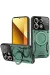 Newface Xiaomi Redmi Note 13 4G Kılıf Joy Lens Standlı Kapak - Koyu Yeşil