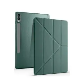 Newface Samsung Galaxy X510 Tab S9 Fe 11 Kılıf Kalemlikli Mars Tablet Kılıfı - Koyu Yeşil