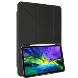 Newface Ipad 2022 10.9 (10.nesil) Kılıf Kalemlikli Mars Tablet Kılıfı - Koyu Gri