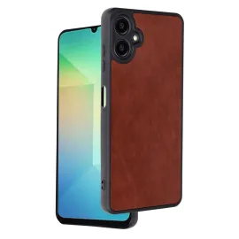 Newface Samsung Galaxy A06 Kılıf Aras Deri Kapak - Bordo