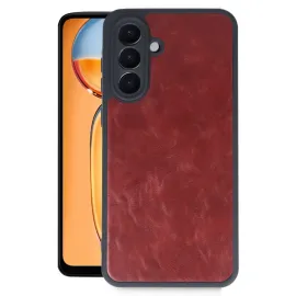 Newface Samsung Galaxy A26 Kılıf Aras Deri Kapak - Bordo