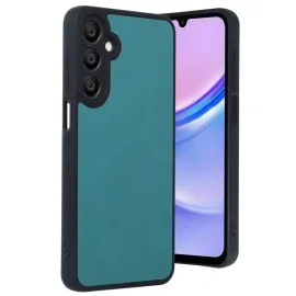 Newface Samsung Galaxy A55 5G Kılıf Aras Deri Kapak - Açık Yeşil