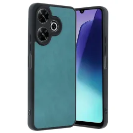 Newface Xiaomi Redmi 13 4G Kılıf Aras Deri Kapak - Açık Yeşil