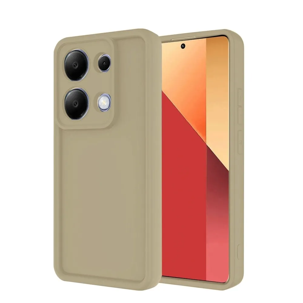 Newface Xiaomi Redmi Note 13 Pro 4G Kılıf Viera Silikon - Krem