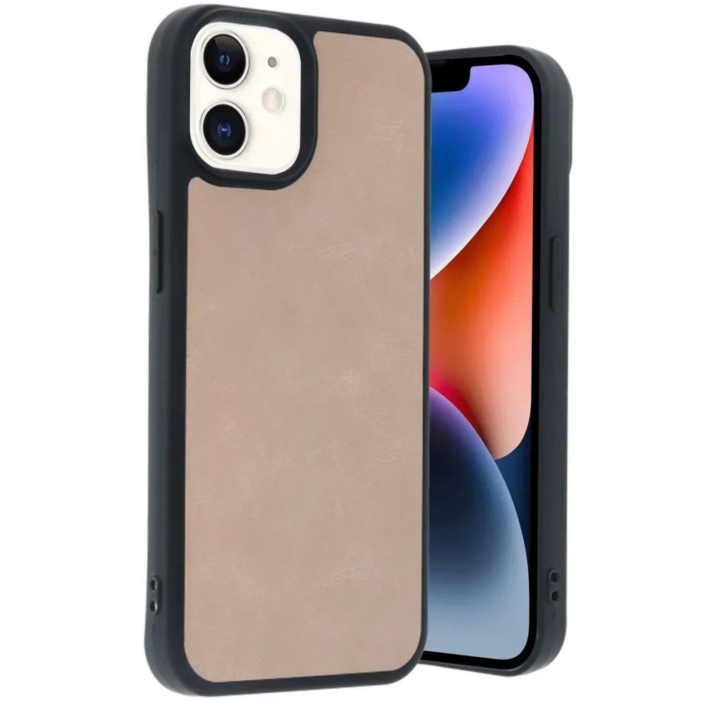 Newface Iphone 11 Kılıf Aras Deri Kapak - Pudra