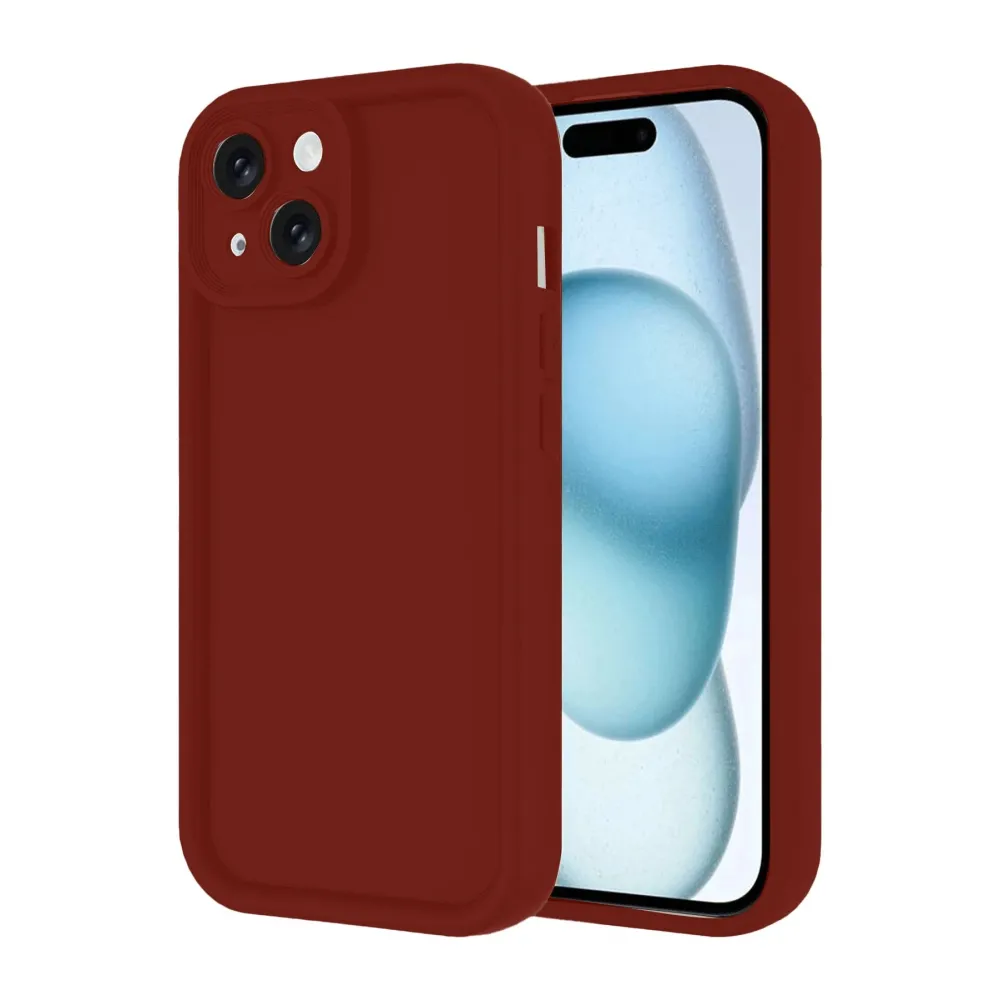 Newface Iphone 14 Kılıf Viera Silikon - Bordo