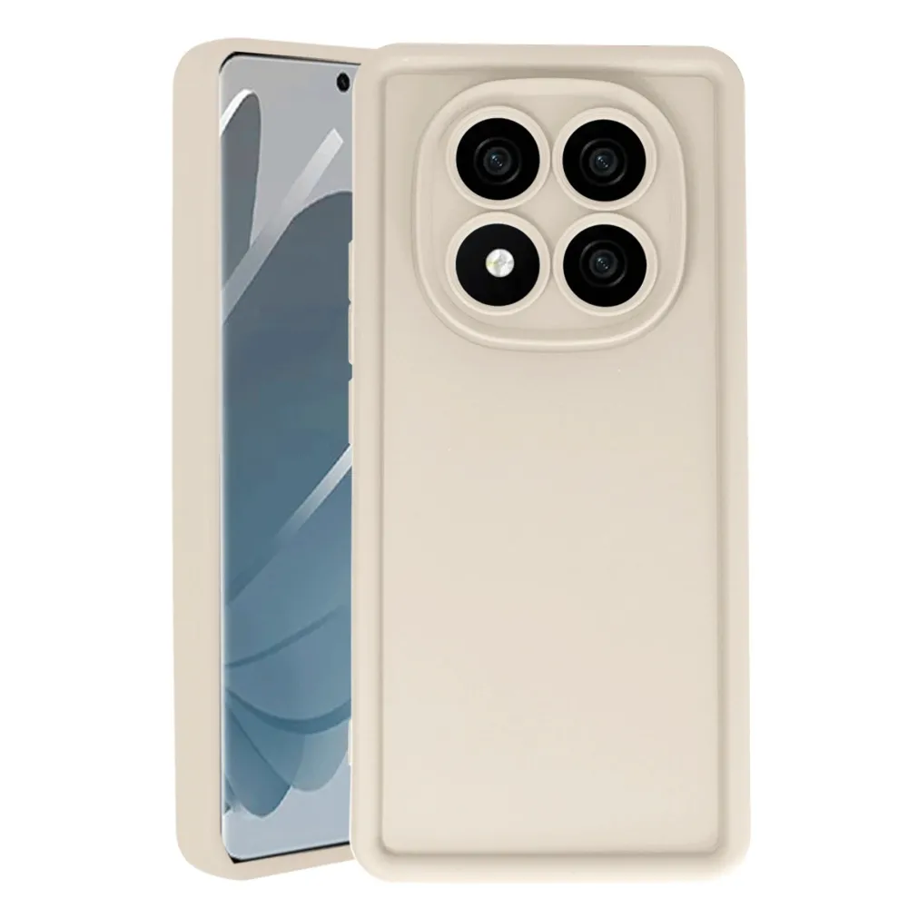 Newface Xiaomi Redmi Note 14 Pro 5G Kılıf Viera Silikon - Krem