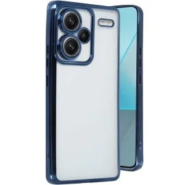 Newface Xiaomi Redmi Note 13 Pro Plus Kılıf Razer Lensli Silikon - Lacivert