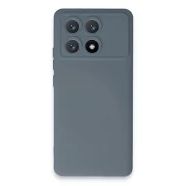Newface Xiaomi Poco X6 Pro Kılıf Nano Içi Kadife Silikon - Gri