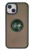 Newface Iphone 13 Kılıf Montreal Yüzüklü Silikon Kapak - Yeşil