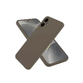 Newface Samsung Galaxy A06 Kılıf First Silikon - Kahverengi