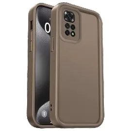 Newface Xiaomi Redmi 10 2022 Kılıf Viera Silikon - Kahverengi