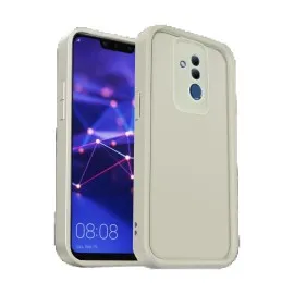 Newface Huawei Mate 20 Lite Kılıf Viera Silikon - Krem