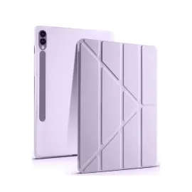 Newface Samsung Galaxy X610 Tab S9 FE Plus 12.4 Kılıf Kalemlikli Mars Tablet Kılıfı - Açık Mor