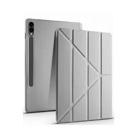 Newface Samsung Galaxy X610 Tab S9 FE Plus 12.4 Kılıf Kalemlikli Mars Tablet Kılıfı - Koyu Gri