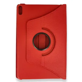 Newface Huawei Honor Pad X8A Kılıf 360 Tablet Deri Kılıf - Kırmızı