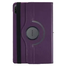 Newface Huawei Honor Pad X8A Kılıf 360 Tablet Deri Kılıf - Mürdüm