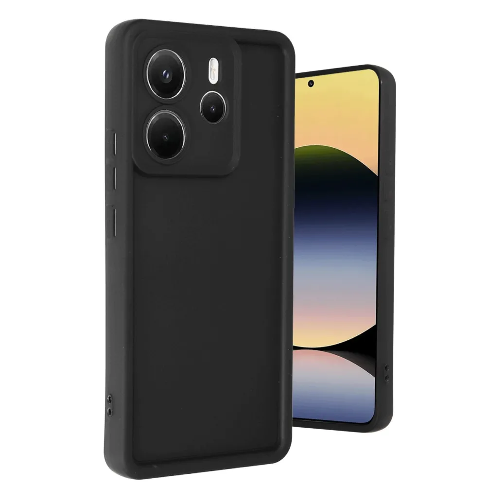 Newface Xiaomi Redmi Note 14 4G Kılıf Viera Silikon - Siyah