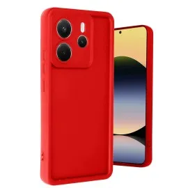 Newface Xiaomi Redmi Note 14 4G Kılıf Viera Silikon - Kırmızı