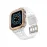 Newface Apple Watch 42mm KR401 Silikon Kordon - Beyaz-Rose