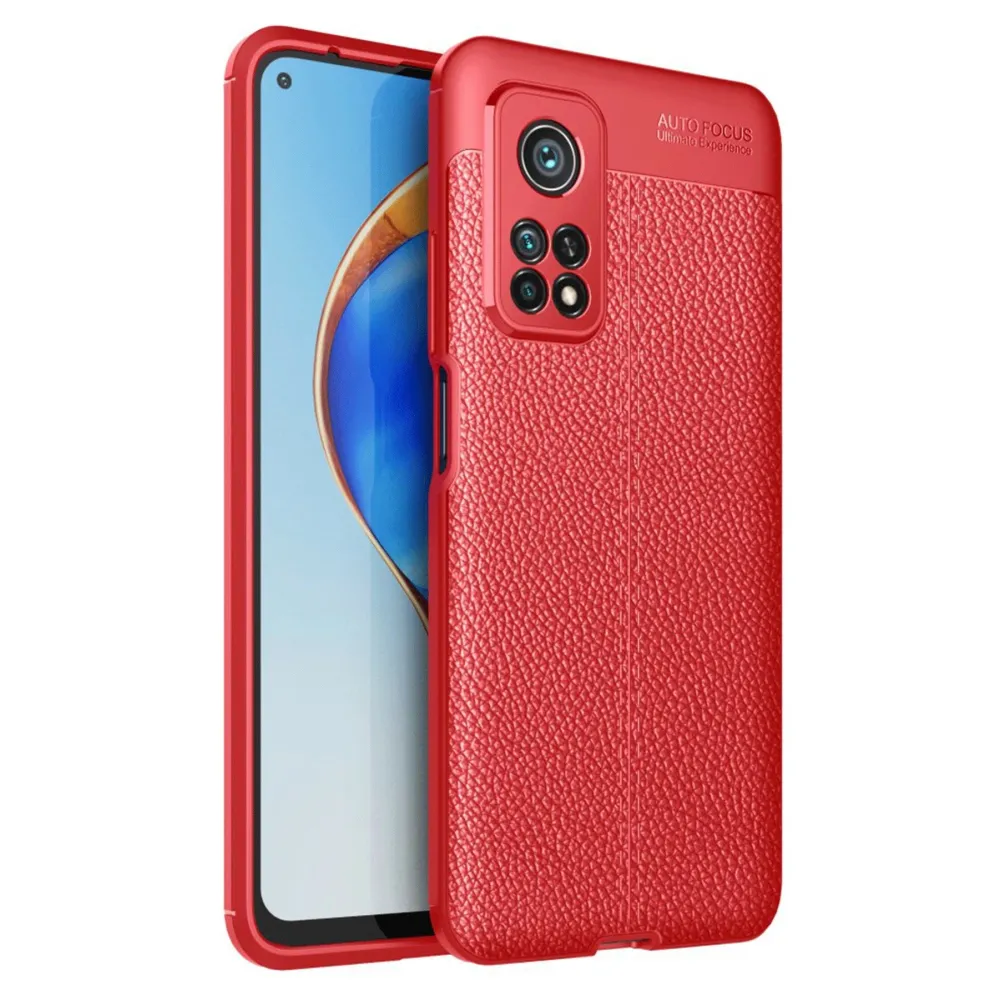 Newface Xiaomi Mi 10T Pro Kılıf Auto Focus Kapak - Kırmızı