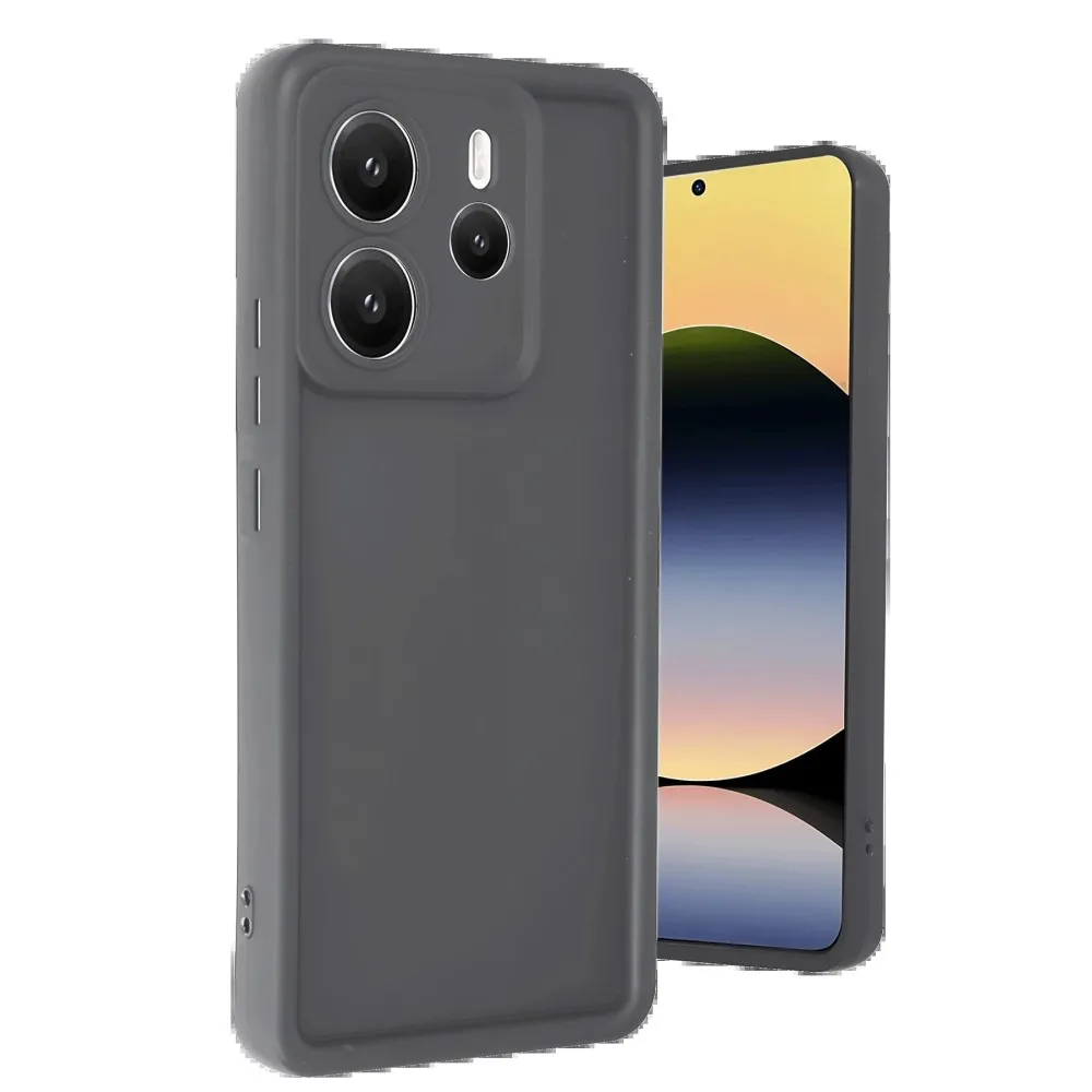 Newface Xiaomi Redmi Note 14 4G Kılıf Viera Silikon - Gri