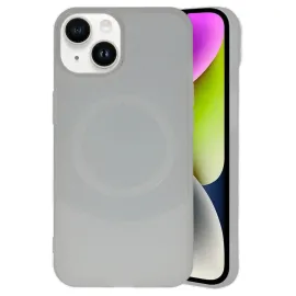 Newface iPhone 14 Kılıf Maya Karbon Kapak - Gri