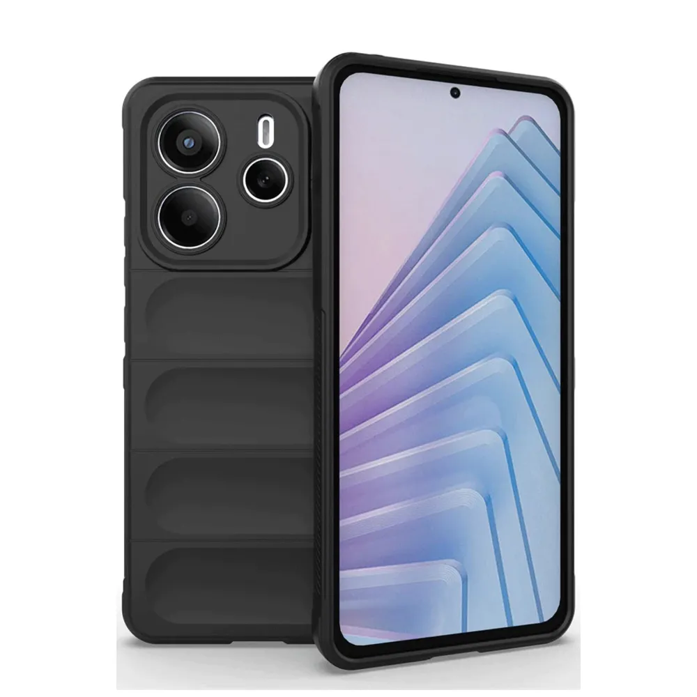 Newface Xiaomi Redmi Note 14 4G Kılıf Optimum Silikon - Siyah