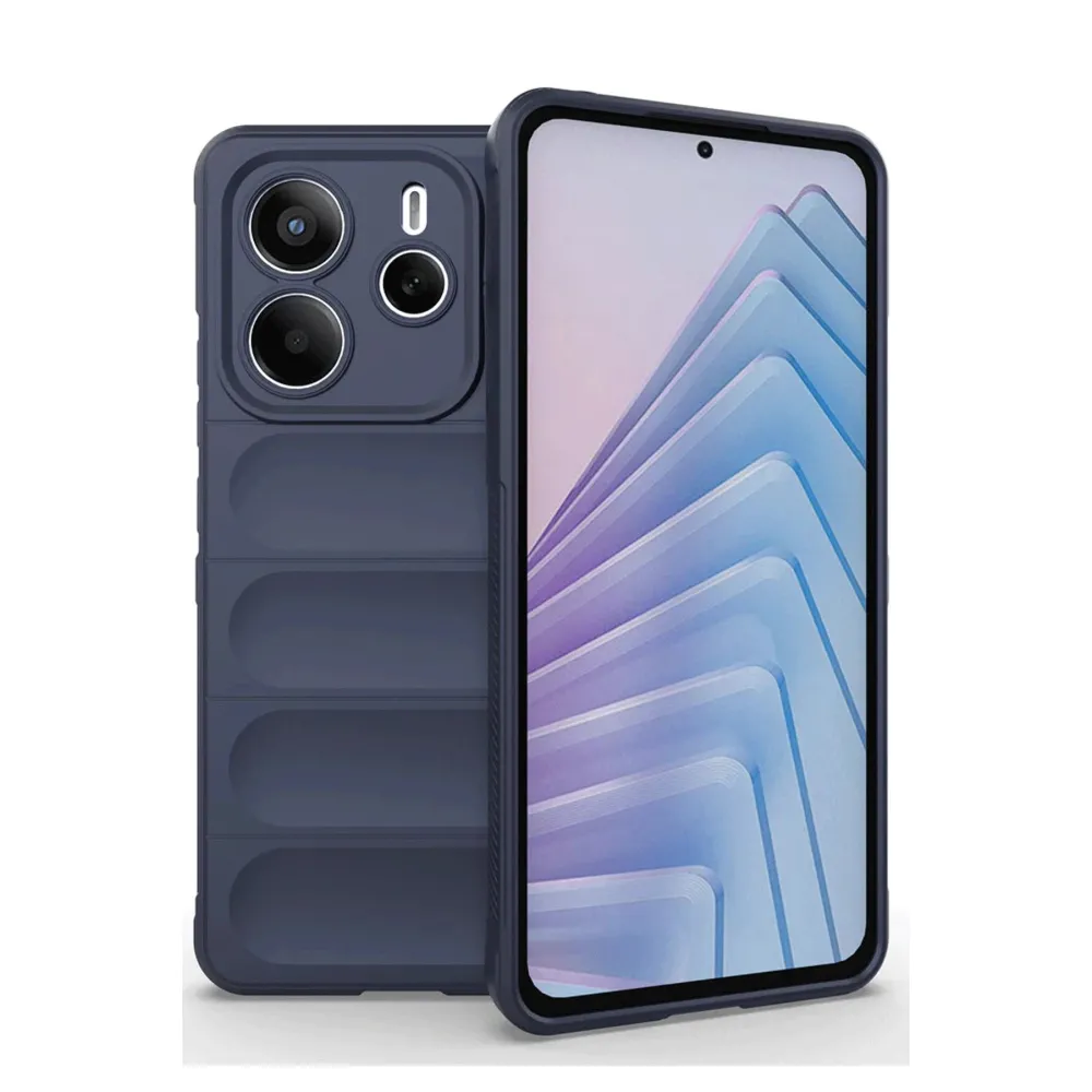 Newface Xiaomi Redmi Note 14 4G Kılıf Optimum Silikon - Lacivert