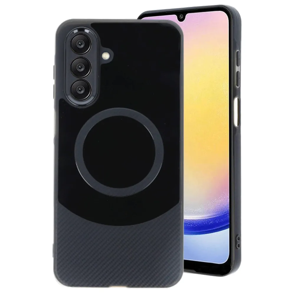 Newface Samsung A26 Kılıf Maya Karbon Kapak - Siyah