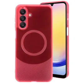 Newface Samsung A26 Kılıf Maya Karbon Kapak - Bordo