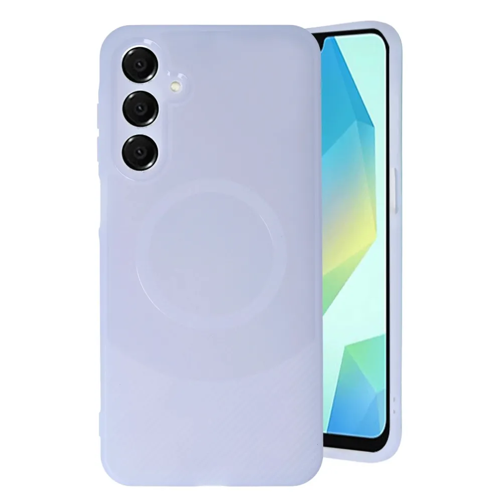 Newface Samsung A56 Kılıf Maya Karbon Kapak - Lila