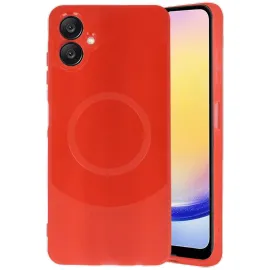 Newface Samsung A06 Kılıf Maya Karbon Kapak - Kırmızı