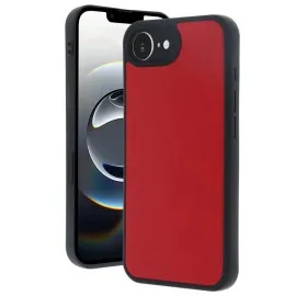 Newface Iphone 16E Kılıf Aras Deri Kapak - Kırmızı