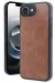 Newface Iphone 16E Kılıf Aras Deri Kapak - Taba