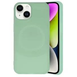 Newface Iphone 14 Kılıf Maya Karbon Kapak - Su Yeşili