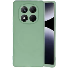 Newface Xiaomi Redmi Note 14 Pro 4G Kılıf Maya Karbon Kapak - Su Yeşili