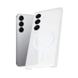 Newface Samsung Galaxy S25 Plus Kılıf Pc Zara Magsafe Şeffaf Kılıf - Şeffaf
