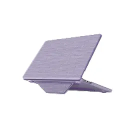 Newface Macbook Air 15 2023 Macbook Kumaş Kapak - Mor