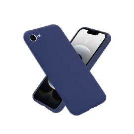 Newface Iphone 16E Kılıf Nano Içi Kadife Silikon - Lacivert