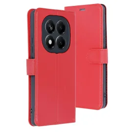 Newface Xiaomi Redmi Note 14 4G Kılıf Trend S Plus Kapaklı Kılıf - Kırmızı