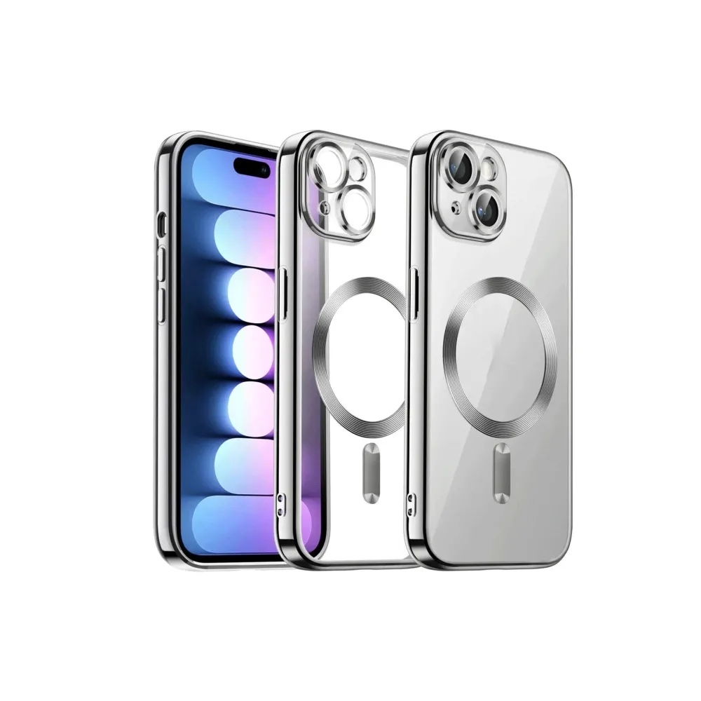 Newface Iphone 14 Kılıf Kross Magneticsafe Kapak - Titan Gri