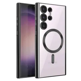 Newface Samsung Galaxy S25 Ultra Kılıf Kross Magneticsafe Kapak - Siyah