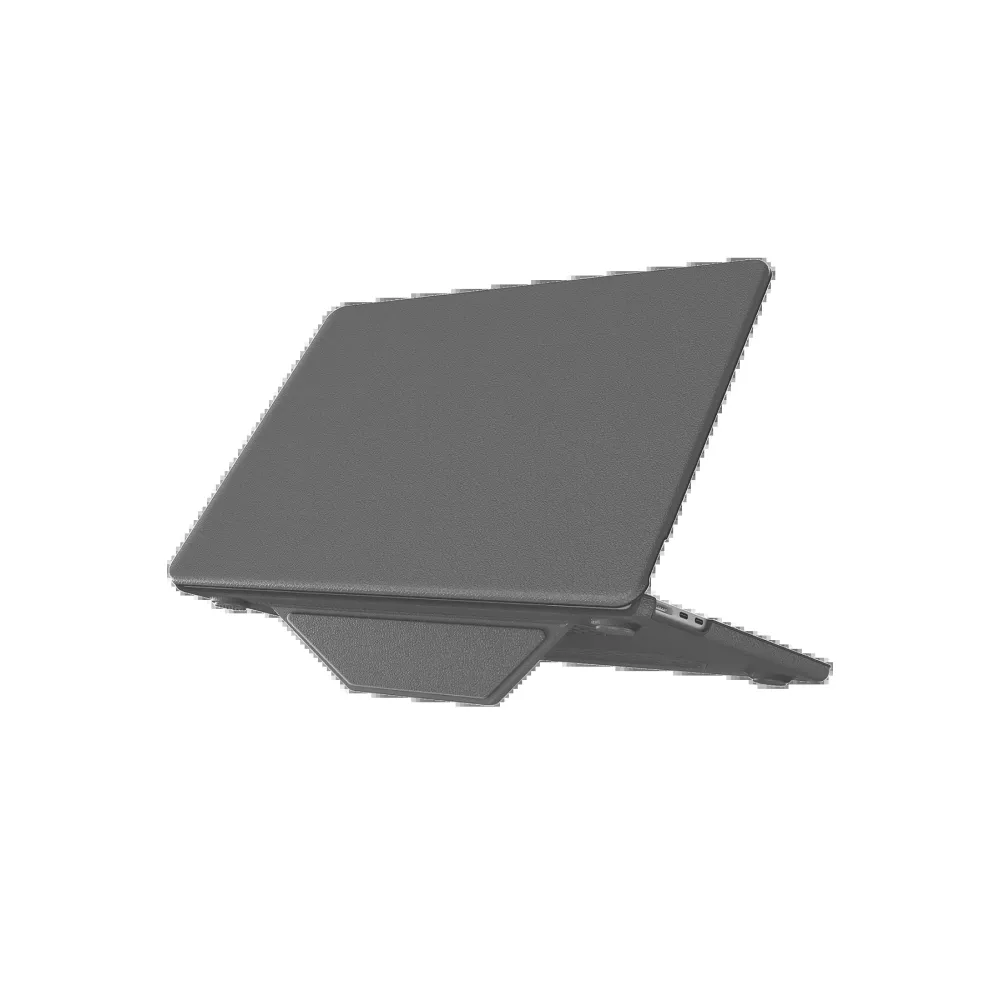 Newface Macbook Air 15 2024 Macbook Deri Kapak - Gri