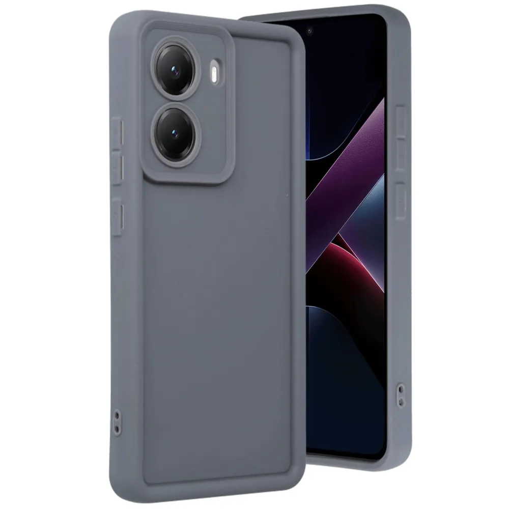 Newface Xiaomi Poco X7 Pro Viera Silikon - Gri